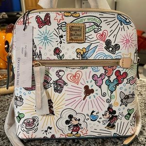 Disney Dooney and Bourke Sketch Print Backpack